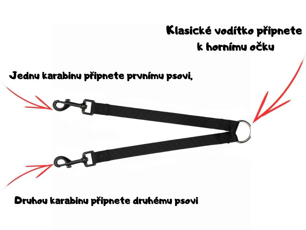 popis jak se používá rozdvojka pro psy